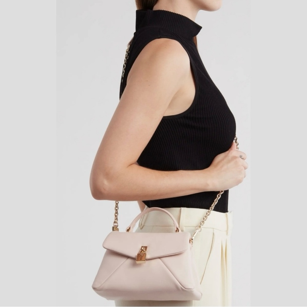 Ted Baker London Poppy Mini Satchel Bag in Cream NWT